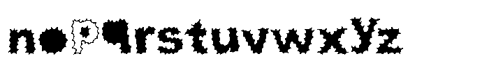 Cactus Picture Font LOWERCASE