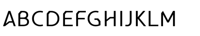 Cad Regular Font UPPERCASE