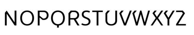 Cad Regular Font UPPERCASE
