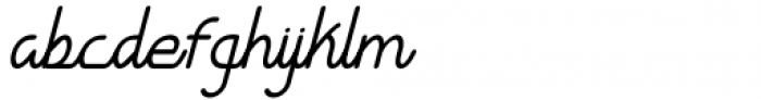 Cadancy Italic Font LOWERCASE