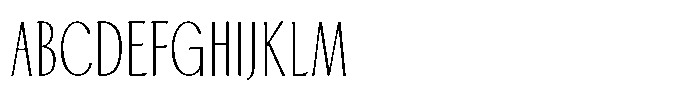 Cadence Demi Serif Font UPPERCASE
