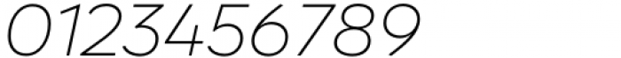 Cadiz ExtraLight Italic Font OTHER CHARS