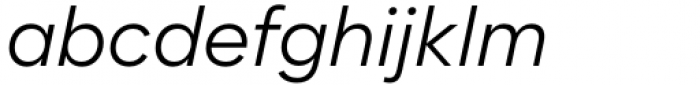 Cadiz Regular Italic Font LOWERCASE