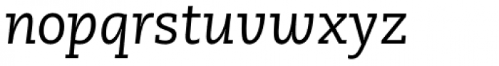Caecilia LT Std Italic Font LOWERCASE
