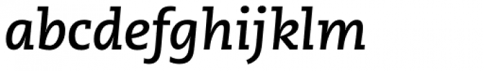 Caecilia eText Bold Italic Font LOWERCASE