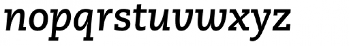 Caecilia eText Bold Italic Font LOWERCASE
