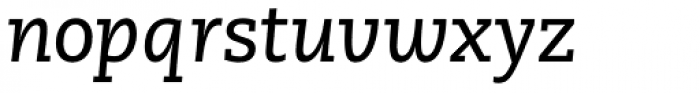 Caecilia eText Italic Font LOWERCASE