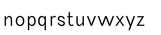 Caelia Light Font LOWERCASE