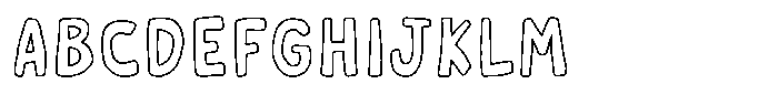 Cafelia Doppio Font Duo Cafelia Doppio Outline1 Font UPPERCASE