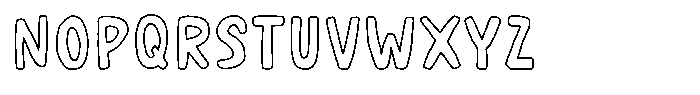 Cafelia Doppio Font Duo Cafelia Doppio Outline1 Font UPPERCASE