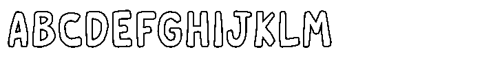 Cafelia Doppio Font Duo Cafelia Doppio Outline2 Font UPPERCASE