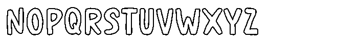 Cafelia Doppio Font Duo Cafelia Doppio Outline2 Font UPPERCASE