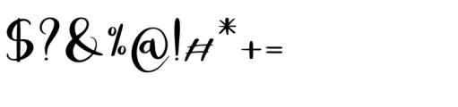 Cafenty Regular Font OTHER CHARS