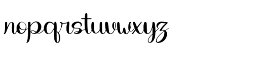 Cafenty Regular Font LOWERCASE