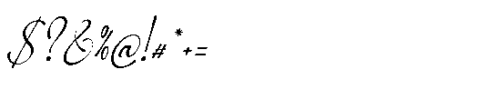 Cafricot Lissendra Italic Font OTHER CHARS