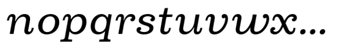 Cagney Regular Italic Font LOWERCASE