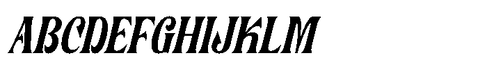 Cahileros Italic Font UPPERCASE