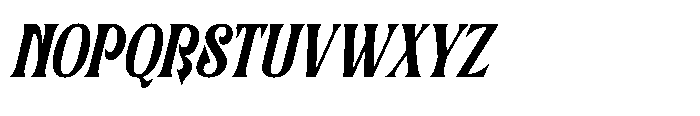 Cahileros Italic Font UPPERCASE