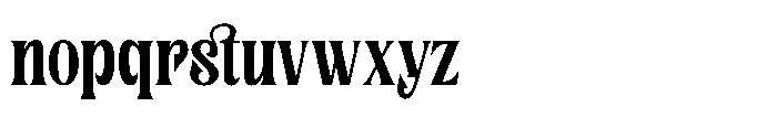 Cahileros Regular Font LOWERCASE