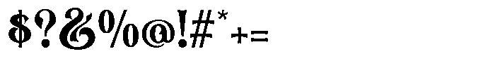 Cahyper Regular Font OTHER CHARS