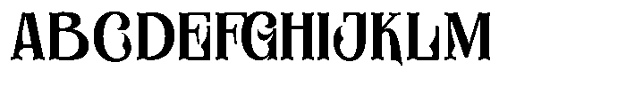 Cahyper Regular Font UPPERCASE