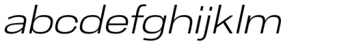 Cairoli Classic Extended Light Italic Font LOWERCASE