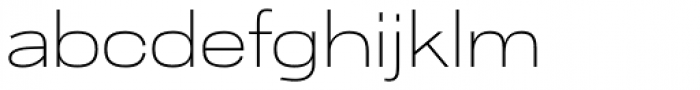 Cairoli Classic Extended Thin Font LOWERCASE
