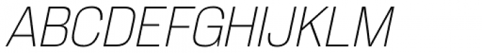Cairoli Classic Thin Italic Font UPPERCASE