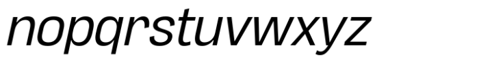 Cairoli Now Italic Font LOWERCASE