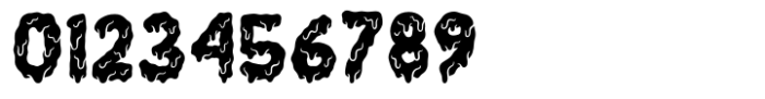 Cake Zombie Halloween Font OTHER CHARS