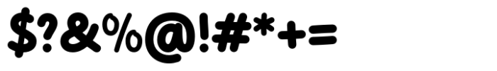 Cakerolli Black Font OTHER CHARS