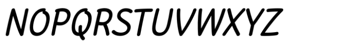 Cakerolli Medium Italic Font UPPERCASE