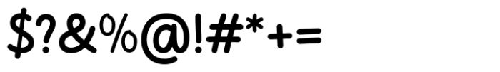 Cakerolli Semi Bold Font OTHER CHARS
