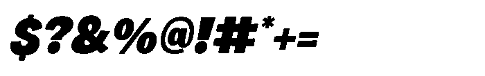 Cakids Oblique Font OTHER CHARS