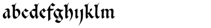 Cal Carolingian Gothic Font LOWERCASE