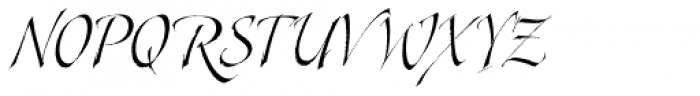 Cal Cursive Modern Font UPPERCASE