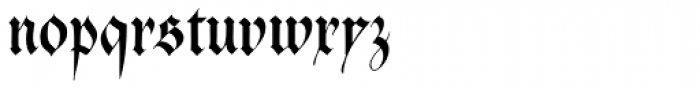 Cal Gothic Fraktur Font LOWERCASE