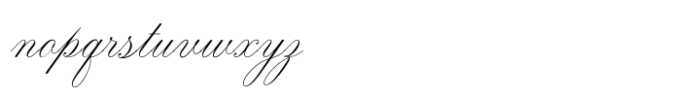Cal Roundhand Font LOWERCASE