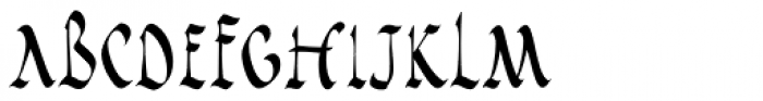 Cal Rustic Capitals Font UPPERCASE