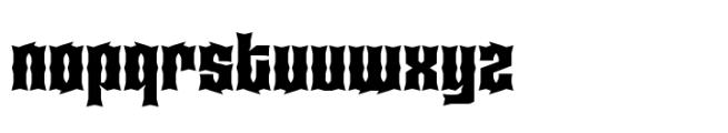 Calarau Black Font LOWERCASE
