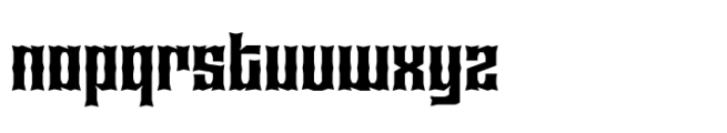 Calarau Bold Font LOWERCASE