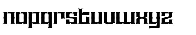 Calarau Medium Expanded Font LOWERCASE