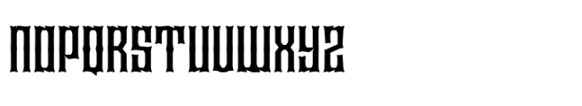 Calarau Medium Narrow Font UPPERCASE