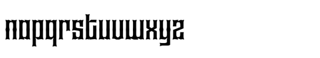 Calarau Medium Narrow Font LOWERCASE