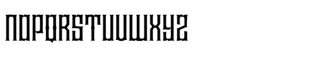 Calarau Narrow Font UPPERCASE