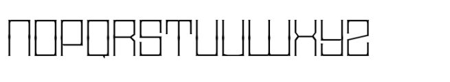 Calarau Thin Expanded Font UPPERCASE
