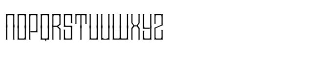 Calarau Thin Narrow Font UPPERCASE