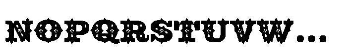 Calavera Five Font LOWERCASE