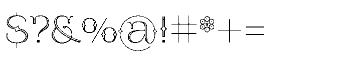 Calavera Flaca Font OTHER CHARS