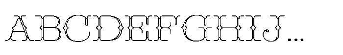 Calavera Flaca Font UPPERCASE